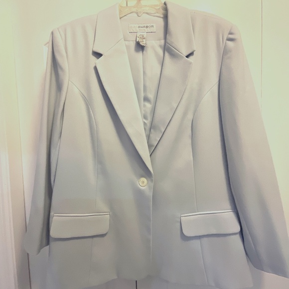 Sag Harbor light blue women’s jacket 16P - Picture 1 of 6